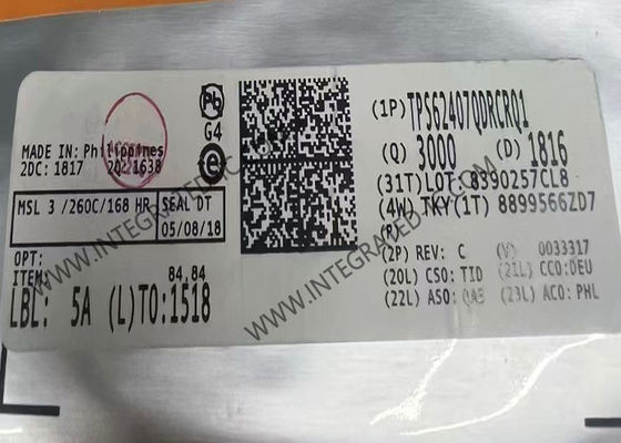 شريحة الدوائر المتكاملة TPS62407QDRCRQ1 ثابتة VOUT ثنائي بوك التبديل المنظم IC