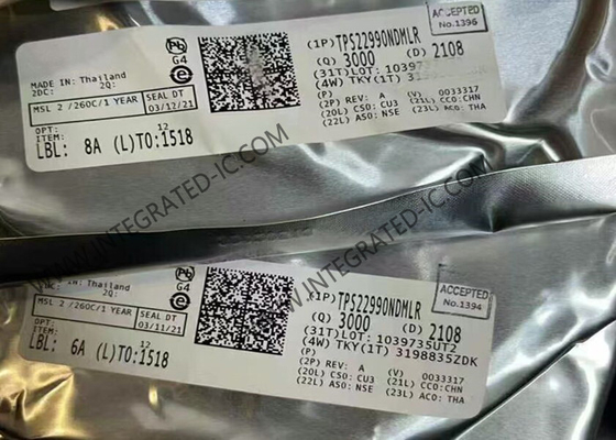 TPS22990NDMLR رقاقة الدوائر المتكاملة 5.5V 10A 3.9 mΩ على المقاومة تحويل الحمل IC