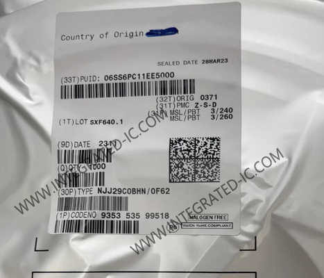 NJJ29C0BHN رقاقة الدوائر المتكاملة السائق منخفض التردد والجهاز المركزي المستقبل الوصول الآمن للسيارة