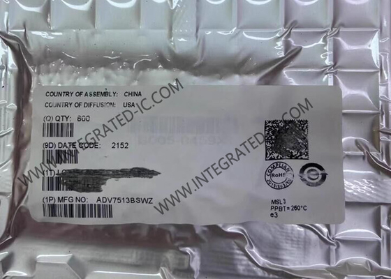 شريحة الدوائر المتكاملة ADV7513BSWZ 165 ميغاهرتز جهاز إرسال HDMI عالي الأداء