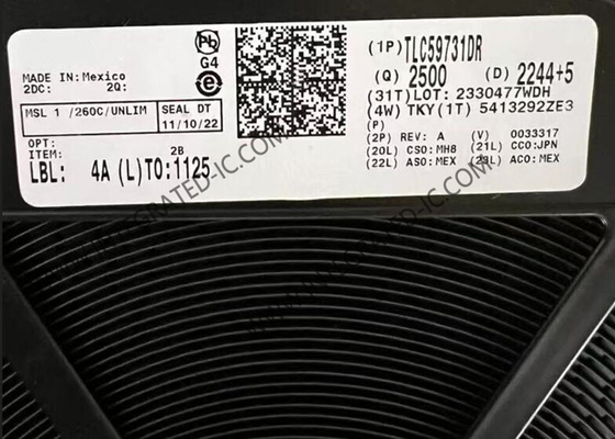 TLC59731DR رقاقة الدوائر المتكاملة 8-بيت PWM LED Driver IC SOIC-8 LED Lighting Drivers