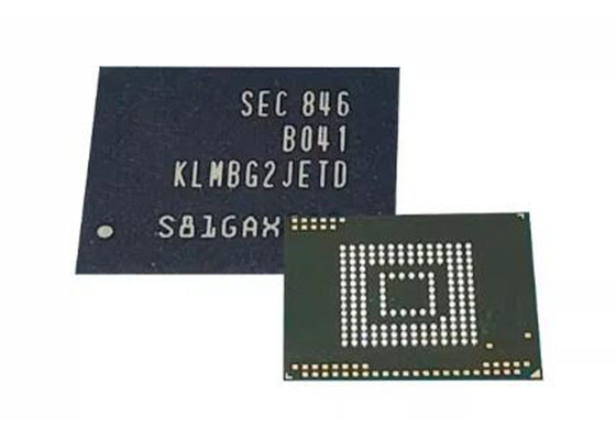 KLMBG2JETD-B041 شريحة IC الذاكرة 32Gbit eMMC 5.1 شريحة IC التخزين الفلاش مع واجهة HS400