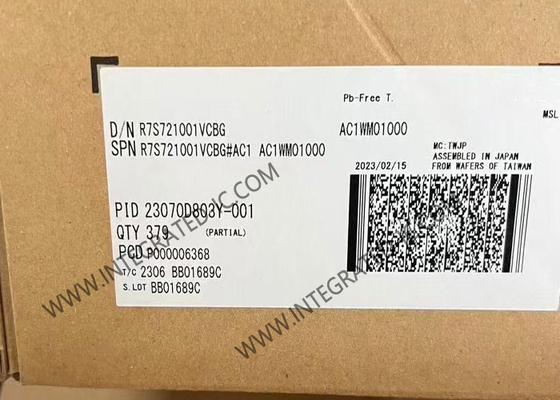 وحدة التحكم الدقيقة (MCU) R7S721001VCBG 400MHz معالجات صغيرة 32 بت - MPU