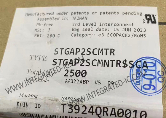 شريحة الدوائر المتكاملة STGAP2SCMTR معزولة 4A مدرب بوابة واحدة 8-SOIC