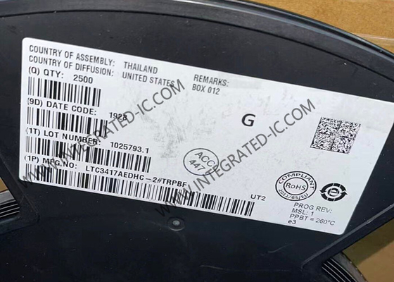 LTC3417AEDHC-2 رقاقة الدوائر المتكاملة 4MHz متزامن خطوة أسفل DC DC المنظم