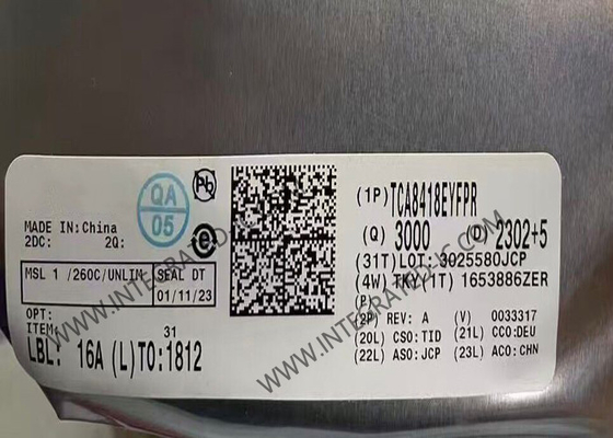 TCA8418EYFPR رقاقة الدوائر المتكاملة I2C مكبرات المفاتيح المتحكم بها IC مع حماية ESD متكاملة