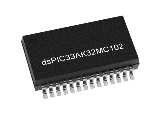 DSPIC33AK32MC102T-I/SS وحدة التحكم الدقيقة MCU وحدة تحكم الإشارة الرقمية SSOP28 32Bit DSC