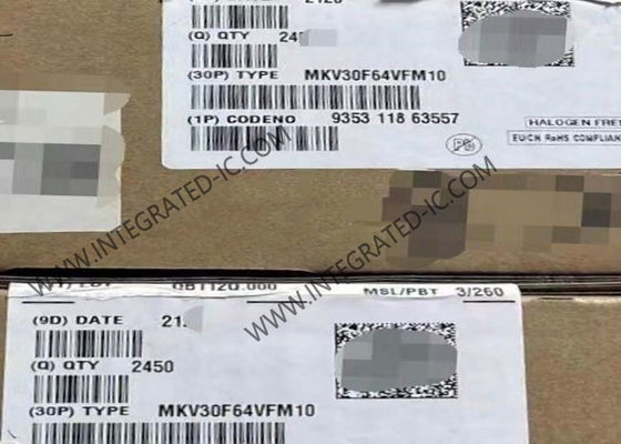 MKV30F64VFM10 وحدة التحكم الدقيقة MCU ARM Cortex M4 Kinetis KV وحدة التحكم الدقيقة IC 32Bit MCU
