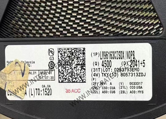 مستشعر درجة الحرارة الرقمي عن بعد من نوع الصمام الثنائي LM96163CISDX IC WSON-10