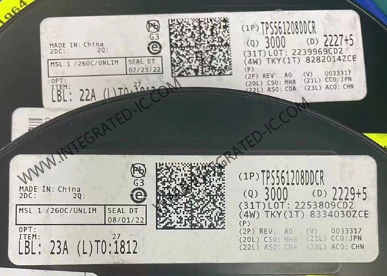 شريحة الدائرة المتكاملة TPS561208DDCR محول تنحى متزامن منظم جهد 1 أمبير