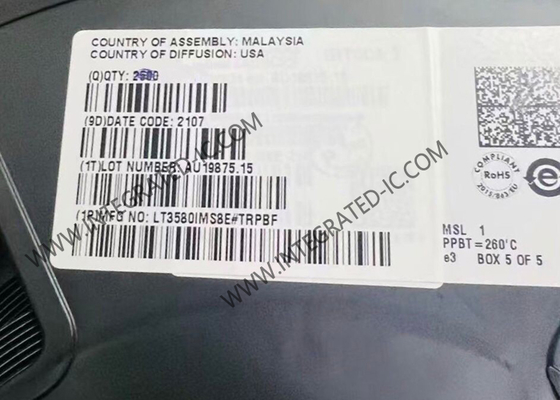 شريحة الدائرة المتكاملة LT3580IMS8E محول DC/DC العاكس المعزز المتزامن