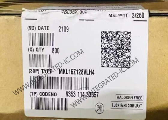 MKL16Z128VLH4 وحدة التحكم الدقيقة MCU Kinetis Mainstream Ultra-Low Power 48MHz ARM Cortex M0+ MCU