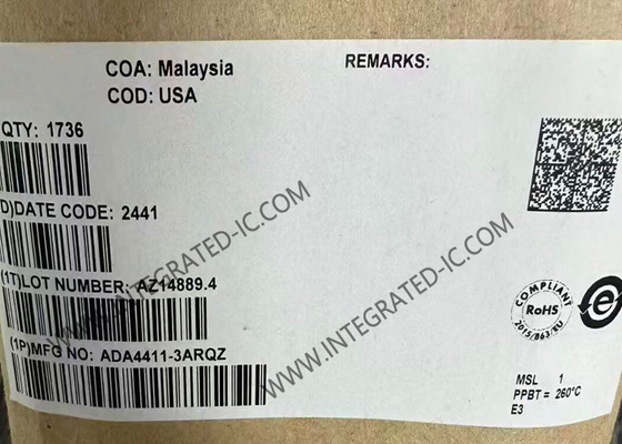 شريحة الدائرة المتكاملة ADA4411-3ARQZ، مرشح فيديو ثلاثي متكامل ومخزن مؤقت