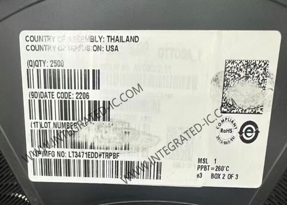 LT3471EDD رقاقة الدائرة المتكاملة مزدوجة 1.3A 1.2MHz جهاز تنظيم التبديل DFN-10 حزمة