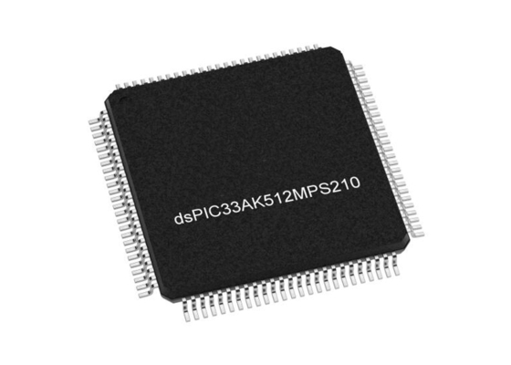 DSPIC33AK512MPS210-I/PT وحدة التحكم الدقيقة MCU 32Bit DSC 200MHz وحدة تحكم إشارة رقمية
