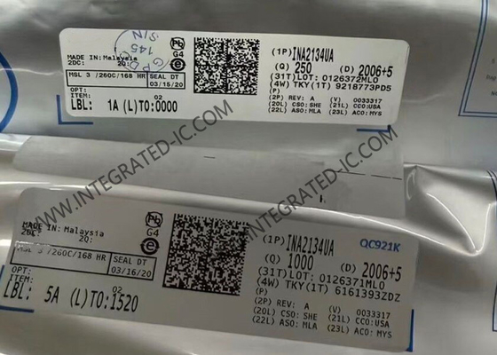 شريحة الدائرة المتكاملة INA2134UA مستقبلات خط الصوت التفاضلية SOIC14 IC صوتي
