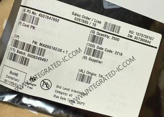 MAX6816EUS رقاقة الدوائر المتكاملة 15kV ESD-محمية واحد CMOS المفتاح Debouncers