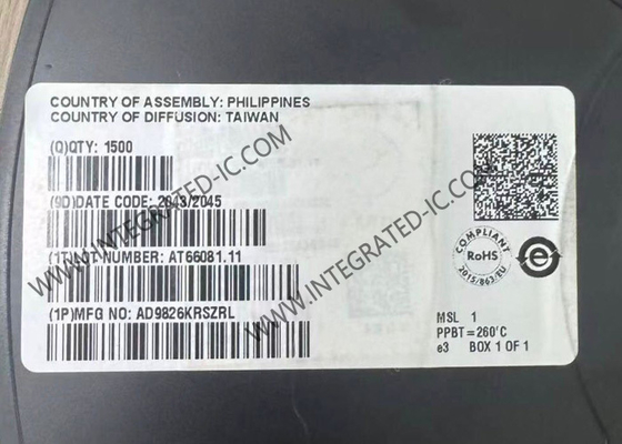 AD9826KRSZRL رقاقة الدوائر المتكاملة كاملة 16-بيت معالج إشارة التصوير SSOP-28