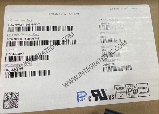أجهزة الاستشعار IC ACS770KCB-150B-PFF-T 150A أجهزة الاستشعار الحالية المحسنة حراريًا