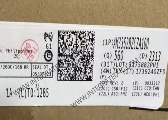 800 ميجا هرتز متحكم MCU AM3352BZCZA100 المعالجات الدقيقة رقاقة NFBGA324 IC رقاقة
