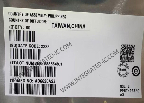 شريحة الدائرة المتكاملة AD6620ASZ معالج إشارة الاستقبال الرقمية 65MSPS