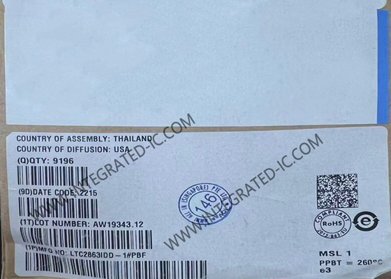 LTC2863IDD-1 رقاقة الدائرة المتكاملة 20Mbps RS485 و RS422 Transceivers DFN8