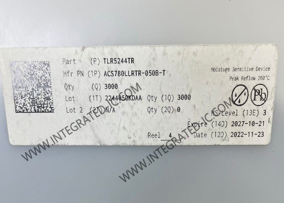 جهاز استشعار IC ACS780LLRTR-050B-T جهاز استشعار تيار مع موصل تيار 200μΩ