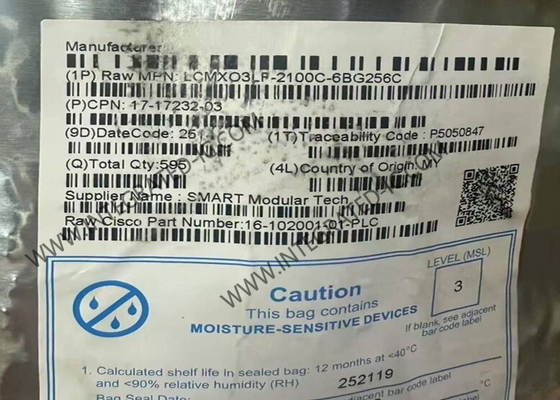 مجموعة البوابات المبرمجة الميدانية LCMXO3LF-2100C-6BG256C 2112LUTs مجموعة البوابات المبرمجة الميدانية 400MHz CSFBGA-256