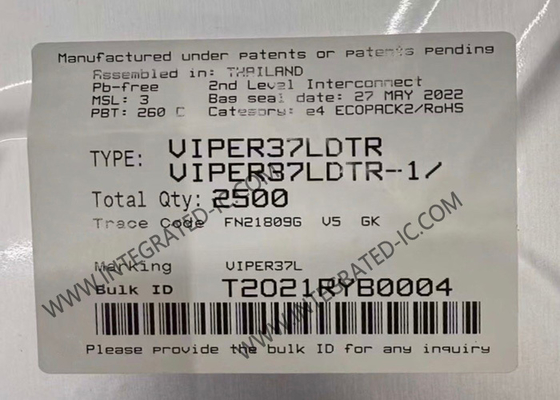 VIPER37LDTR رقاقة الدوائر المتكاملة عالية الأداء المتحول الثابت للتردد غير المتصل