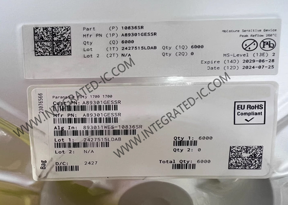 A89301GESSR رقاقة الدوائر المتكاملة BLDC محرك 50V مدرب محرك FOC ضوضاء منخفضة