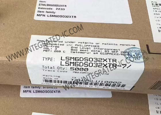 أجهزة الاستشعار IC LSM6DSO32XTR iNEMO 6 DoF وحدة الثبات مع مقياس 32g