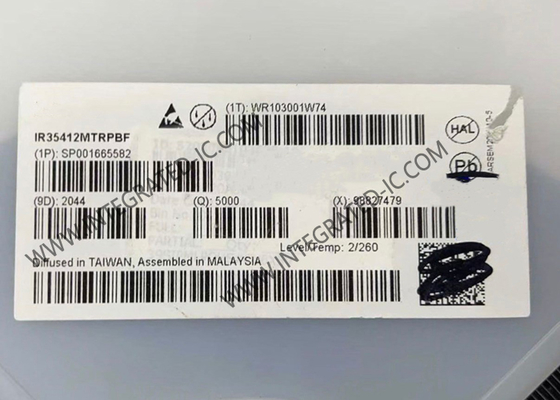 شريحة الدائرة المتكاملة IR35412MTRPBF، مشغلات البوابة، وحدة تحكم متعددة المراحل، 40-QFN، IMVP8