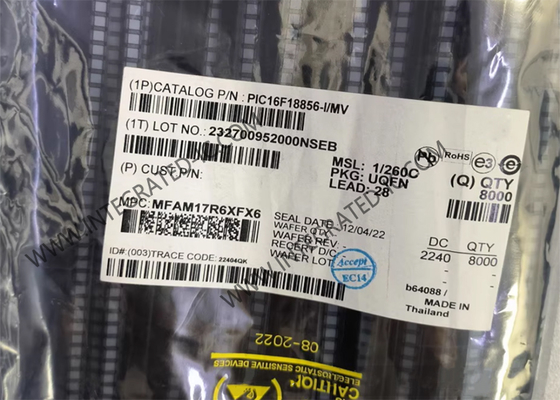PIC16F18856-I/MV وحدة التحكم الدقيقة MCU 32MHz وحدة التحكم الدقيقة 8 بت PIC XLP 16F