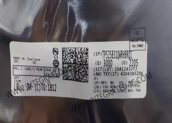 شريحة الدائرة المتكاملة TPS25831QWRHBRQ1، وحدات تحكم USB للسيارات، VQFN-32، رقائق USB