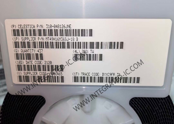 MT49H16M36SJ-18:B ذاكرة IC رقاقة 576Mbit CIO RLDRAM 2 DRAM ذاكرة IC FBGA144