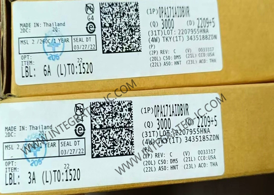 OPA171AIDBVR رقاقة الدوائر المتكاملة مكبرات التشغيل 36 فولت للأغراض العامة