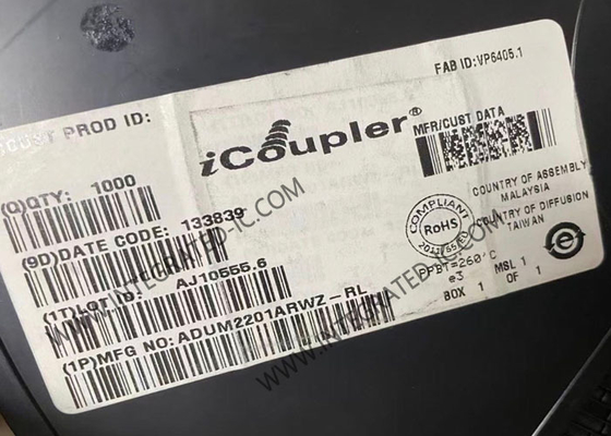 شريحة الدائرة المتكاملة ADUM2201ARWZ عوازل رقمية مزدوجة القناة 5000Vrms SOIC16
