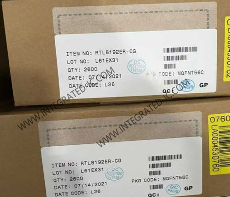 RTL8192ER Ethernet IC 802.11bgn جهاز تحكم واجهة الشبكة PCIe QFN56