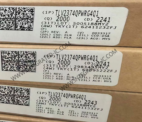 TLV2374QPWRG4Q1 رقاقة IC لمضخم العمليات رباعي القنوات 16 فولت 3 ميجاهرتز للسيارات