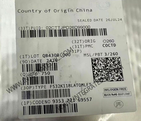 وحدة تحكم دقيقة FS32K118LAT0MLFT MCU أحادية النواة ARM Cortex®-M0+ S32K