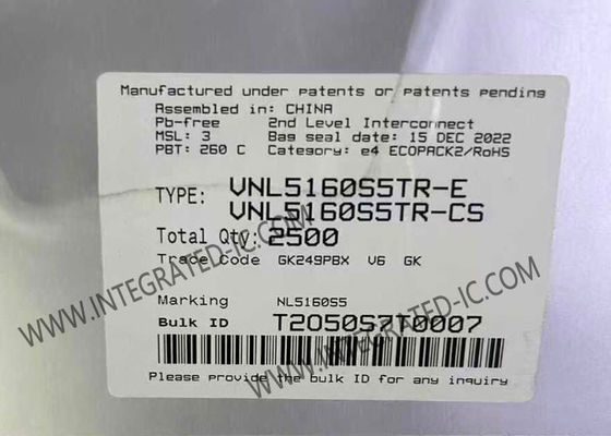 شريحة الدائرة المتكاملة VNL5160S5TR قناة N 3.5A سائق منخفض الجانب مع حماية كاملة بحد أقصى 36 فولت