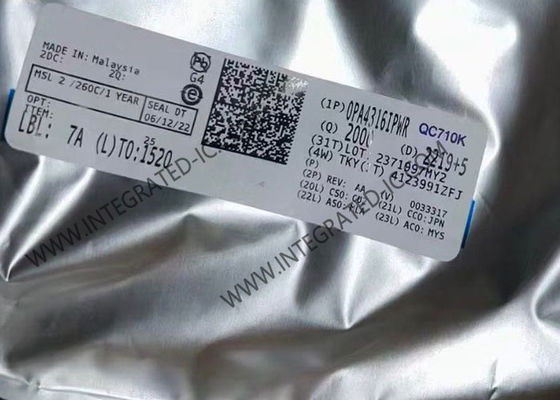 OPA4316IPWR رقاقة الدائرة المتكاملة 10MHz رباعي RRIO مكبر التشغيل TSSOP-14