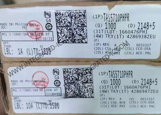 TAS5710PHPR رقاقة الدائرة المتكاملة 20W 2 قناة ستيريو مكبر طاقة الصوت الرقمي مع 32 بت Datapath