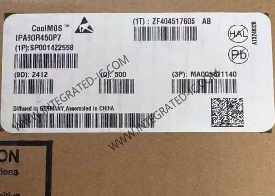 IPA80R450P7 رقاقة الدوائر المتكاملة 800 فولت CoolMOS TM P7 N-Channel Power MOSFET ترانزستور مع 11A تيار استنزاف مستمر و 450mOhm Rds On