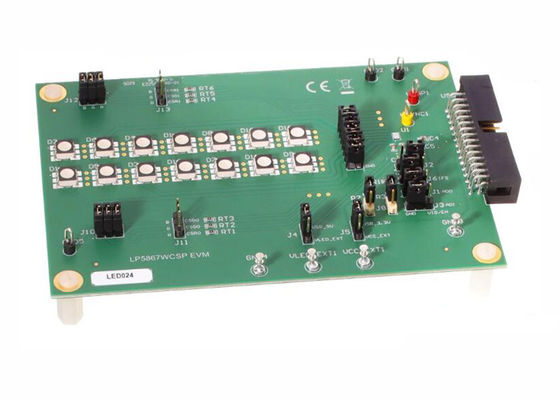 LP5867WCSPEVM حلول مدمجة LP586 RGB LED Matrix Driver وحدة التقييم