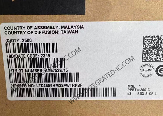 شريحة الدائرة المتكاملة LTC4359HMS8، وحدة تحكم الصمام الثنائي المثالي MSOP8