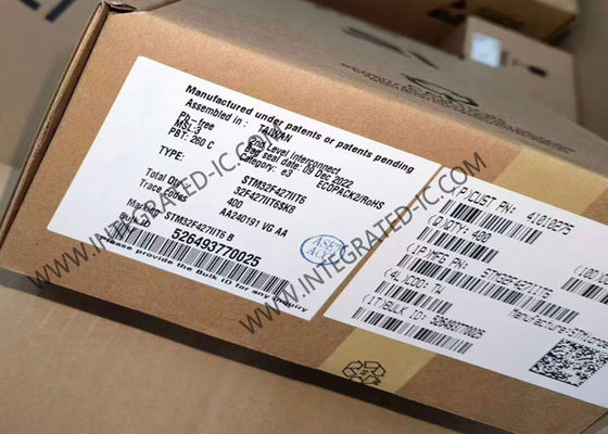 وحدة تحكم دقيقة STM32F427IIT6 MCU بتردد 180 ميجاهرتز، أحادية النواة 32 بت مع ذاكرة فلاش 2 ميجابايت