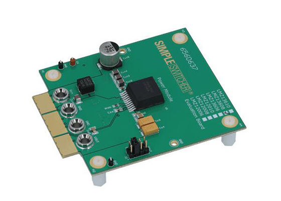 لوحة تقييم حلول LMZ13608EVAL المدمجة، وحدة طاقة Simple Switcher بجهد 36 فولت