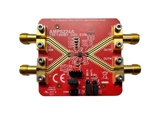 لوحة تقييم مضخم الترددات الراديوية من 0 هرتز إلى 7 جيجاهرتز للحلول المدمجة TRF1305C1-D2D-EVM