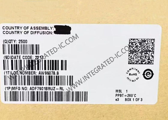 ADF7901BRUZ دائرة متكاملة عالية الأداء لمرسل ISM Band OOK/FSK مع تردد 369.5 ميجاهرتز إلى 395.9 ميجاهرتز ومعدل بيانات 50 كيلوبت في الثانية